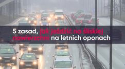 Jak jeździć po śliskim na letnich oponach?