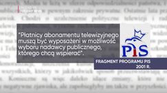 Abonament RTV. Zobacz, jak PiS zmienia zdanie 