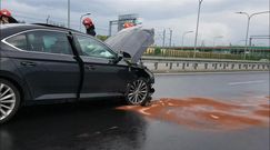 Wypadek na trasie S79 (Warszawa)