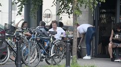 Wesołowski na obiedzie z żoną i córką (WIDEO)