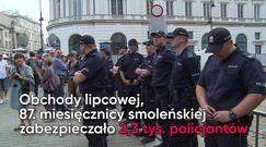 Straż, barierki i policja Miesięcznice smoleńskie kiedyś i dziś