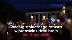 Łańcuch światła. Demonstracja pod Sądem Najwyższym