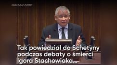 Agresywne wypowiedzi Kaczyńskiego