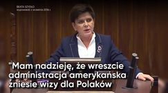 Politycy PiS o wizach do USA dla Polaków