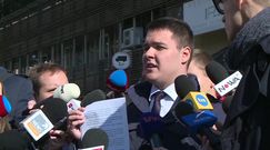 Zawieszony poseł PiS "pocałował klamkę" w siedzibie partii