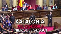 Katalonia zawiesza deklarację niepodległości