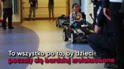 W tym szpitalu rządzą mali kierowcy. Dzieci na operacje jeżdżą mini-samochodami