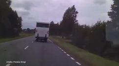 #dziejesiewmoto: radiowóz wpada w poślizg 