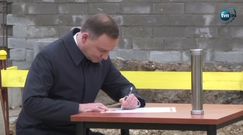 Prezydent Andrzej Duda kontra niepiszące długopisy. Do trzech razy sztuka?