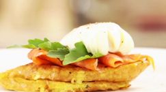 #mniammniam Tost francuski z łososiem i jajkiem