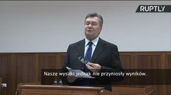 Wiktor Janukowycz broni się: "Nie wydałem rozkazu użycia broni!" 