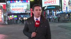 Wysłannik WP z USA Leszek Krawczyk na Times Square