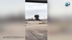 Pożar samolotu w Chicago. Na pokładzie znajdowało się 161 pasażerów