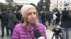 Protest dziennikarzy pod Sejmem. "Dobrych warunków do pracy nie ma od wielu lat"