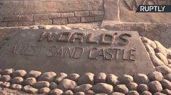 W Indiach powstał najwyższy zamek z piasku