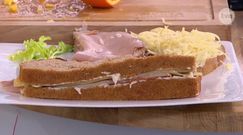 Gorąca kanapka na bogato