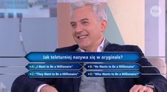 Urbański o "Milionerach": "To nie jest teleturniej dla fizyków kwantowych"