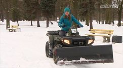 Elektryczny quad dobrze radzi sobie na śniegu