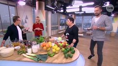 Wieprzowina z daktylami i rogaliki z daktylową konfiturą