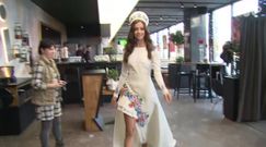 Izabella Krzan zaprezentowała suknie na wybory Miss Universe
