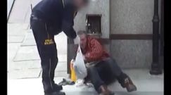 Podarował bezdomnemu buty