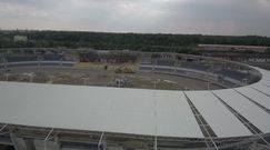 Stadion Orła Łódź robi wrażenie! Zobacz na jakim etapie jest budowa