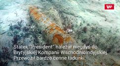 Zatonął z diamentami i perłami. Sprawdź, co odsłoniły podwodne piaski