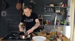 Schabowy z pieczonymi jabłkami i szałwią