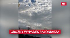Balon uderzył w linie wysokiego napięcia. Koszmarny wypadek nagrał świadek