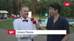 Cezary Pazura z sentymentem o pracy na planie z córką Bogusława Lindy. "Dzieci rosną"