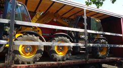 Policja odzyskała skradzione koparki