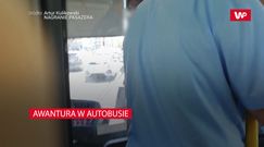 Kłótnia kierowcy z pasażerem w autobusie warszawskiej komunikacji miejskiej