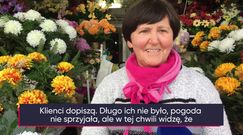 Sprzedawcy o handlu na cmentarzach przed 1 listopada: "To najlepszy czas"