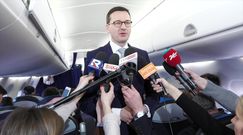 Premier Morawiecki podczas powrotu ze szczytu UE