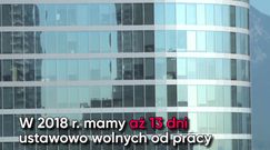 Dni wolne od pracy w 2018 roku