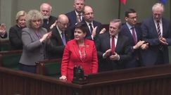 Zgromadzenie Narodowe. Owacje dla premier Szydło