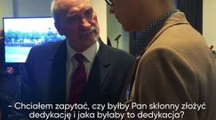 Pytamy Antoniego Macierewicza czy podpisałby książkę Tomasz Piątka