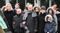 Łukaszewicz, Mozil i Gliński na pogrzebie Aliny Janowskiej