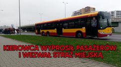 Kierowca wyprosił pasażerów z autobusu przez bezdomnego
