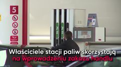 Na stację paliw po buty, mięso i telewizor. Zakaz handlu w praktyce