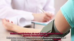 Produkty, które mogą pomóc obniżyć ciśnienie krwi