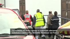 Wypadek w Puisseguin we Francji. Nie żyją 42 osoby