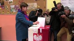 Beata Szydło zagłosowała w Przecieszynie