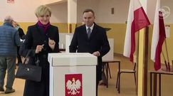 Andrzej Duda z żoną głosują w Krakowie!