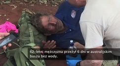 Przeżył 6 dni w buszu bez wody