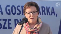 Ewa Kopacz w Strykowie: budowa autostrady A1 zostanie przyspieszona o cztery miesiące