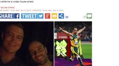 Uśmiech o ucha do ucha i selfie z kolegą. Oscar Pistorius dobrze bawi się w areszcie domowym