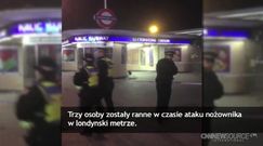 Atak nożownika w londyńskim metrze. "To za Syrię"