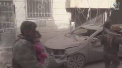 Skutki rosyjskich bombardowań w Syrii