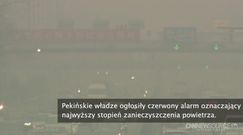 Rekordowy smog w Pekinie. Ogłoszono czerwony alarm